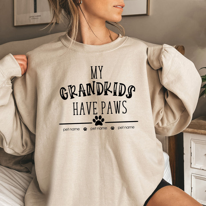 My Grandkids Have Paws Sweatshirt
