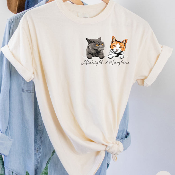 Personalized Cat Mom Gift, Gift for Cat Dad T-Shirt