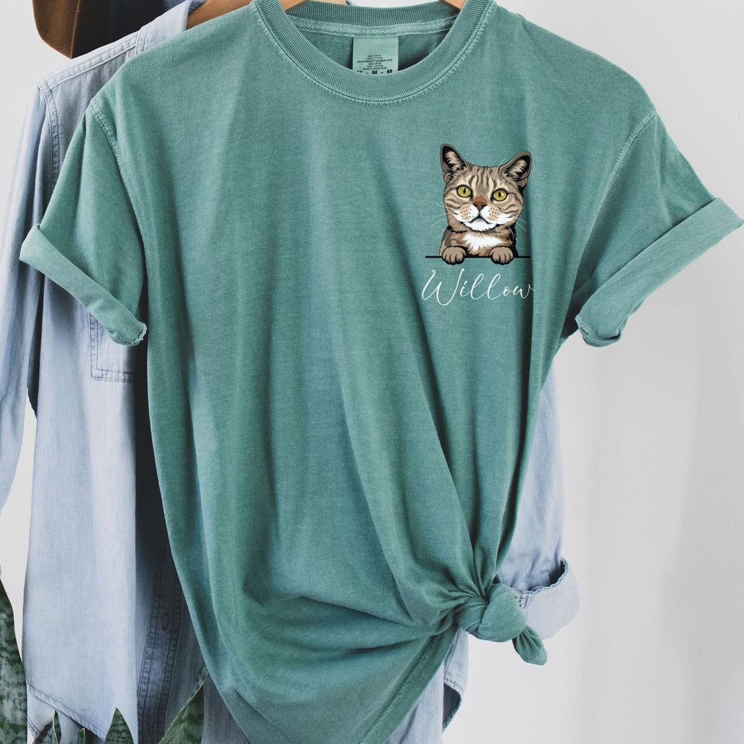 Personalized Cat Mom Gift, Gift for Cat Dad T-Shirt