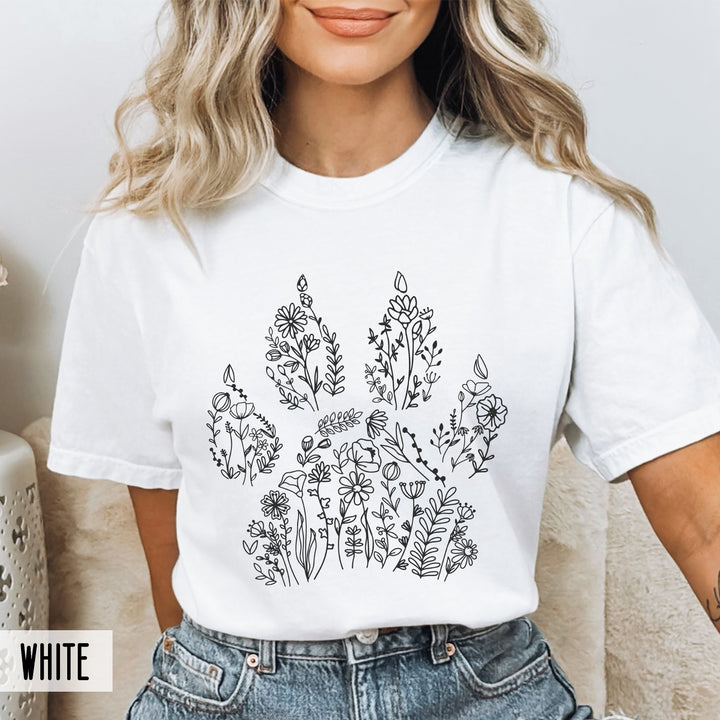 Floral Dog Lover Shirt