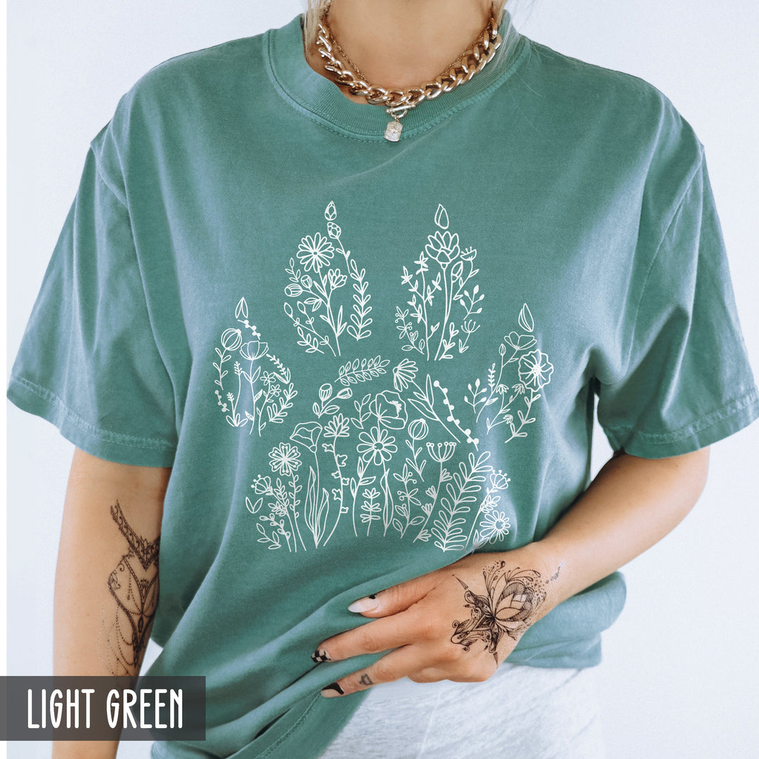 Floral Dog Lover Shirt