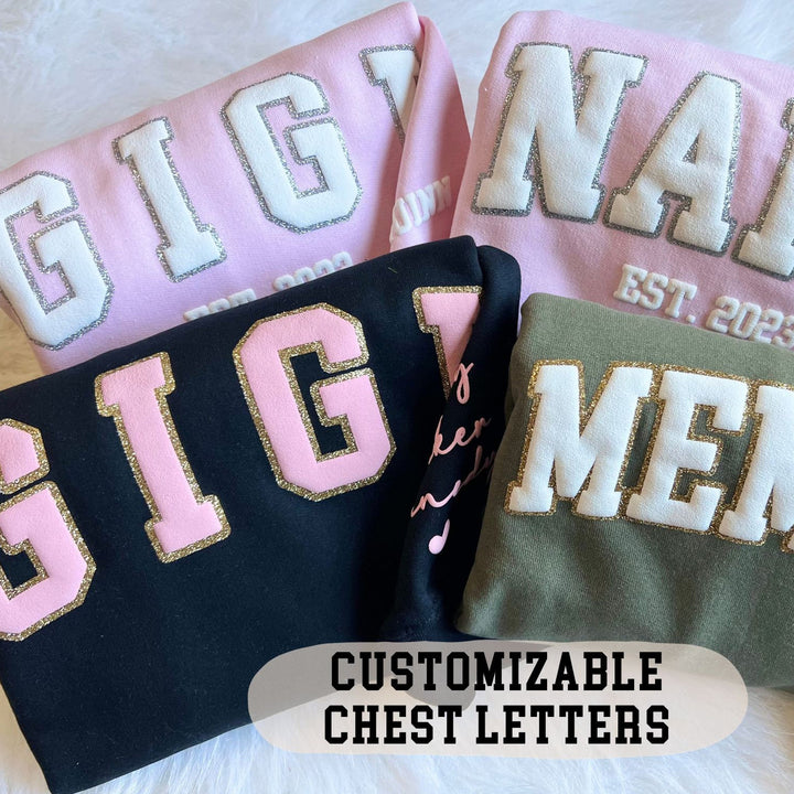 Personalized Mama Sweatshirt with Kid Names on Sleeve, New Mom Gift, Cool Mom Sweater