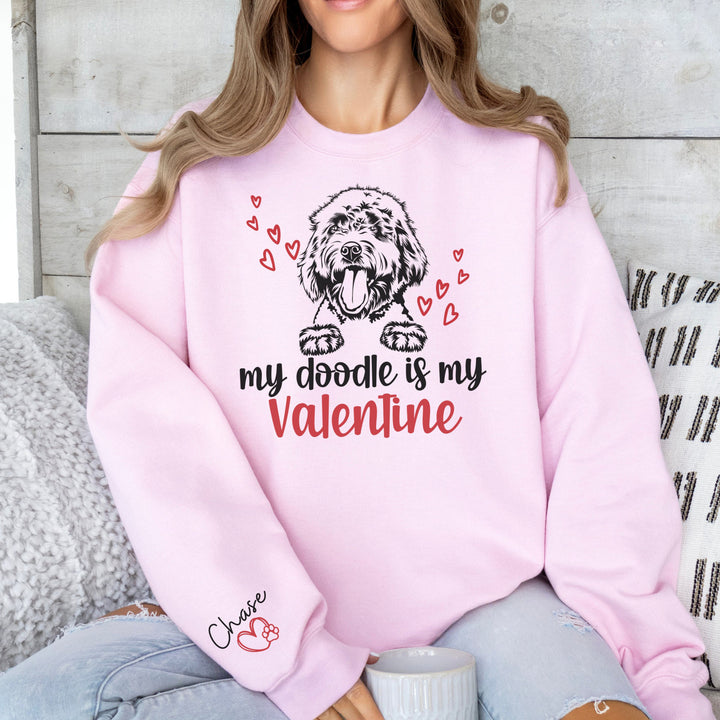 Custom Goldendoodle Womens Valentines Day Shirt