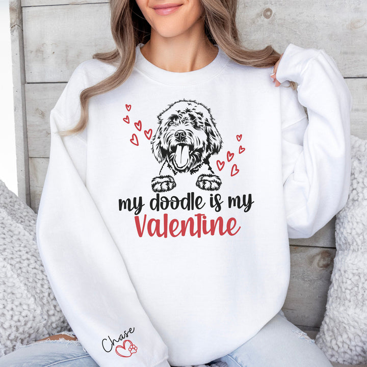 Custom Goldendoodle Womens Valentines Day Shirt