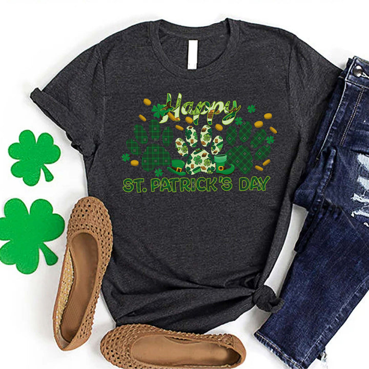 Happy St. Pawtrick's Day Dog Paw Shirt