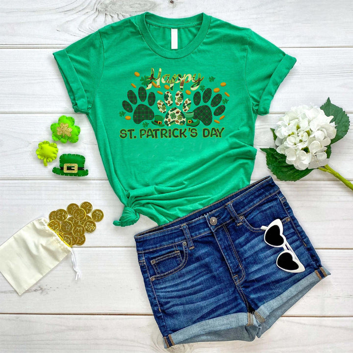 Happy St. Pawtrick's Day Dog Paw Shirt