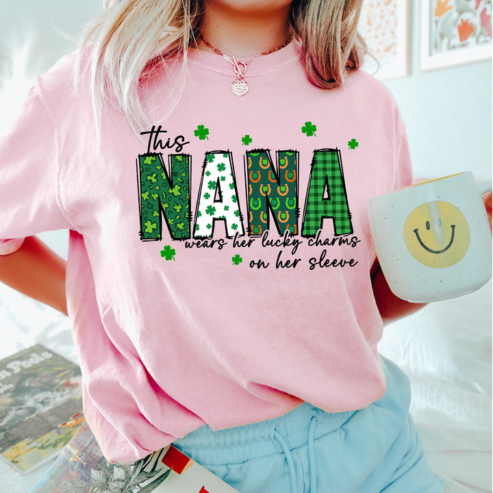 This Nana Wears Her Lucky Charms On Her Sleeve Sweater