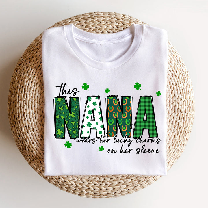 This Nana Wears Her Lucky Charms On Her Sleeve Sweater