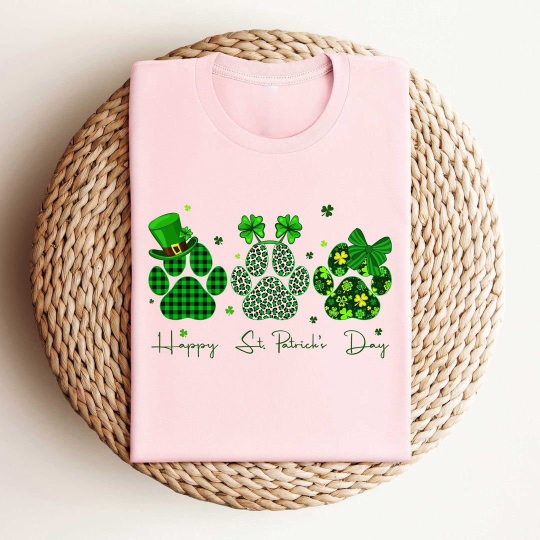 Happy St. Pawtrick's Day Dog Paw Shirt,St Patrick's Day Paws Shirt