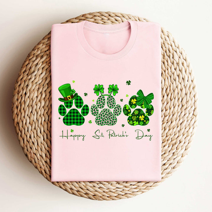 Happy St. Pawtrick's Day Dog Paw Shirt,St Patrick's Day Paws Shirt