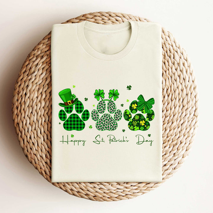 Happy St. Pawtrick's Day Dog Paw Shirt,St Patrick's Day Paws Shirt