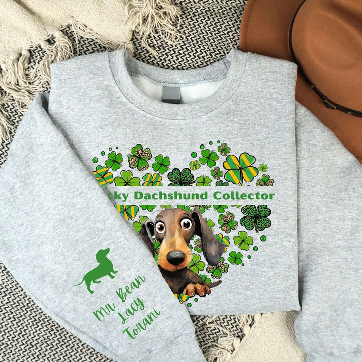 Personalized Lucky Dachshund Collector Sweatshirt