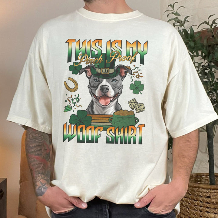 T-shirt personnalisé pour la Saint-Patrick avec avatar d'animal de compagnie
