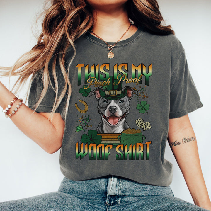 T-shirt personnalisé pour la Saint-Patrick avec avatar d'animal de compagnie