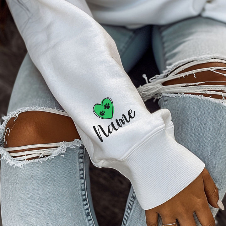 Custom St Patricks Day Cat Mom Sweatshirt