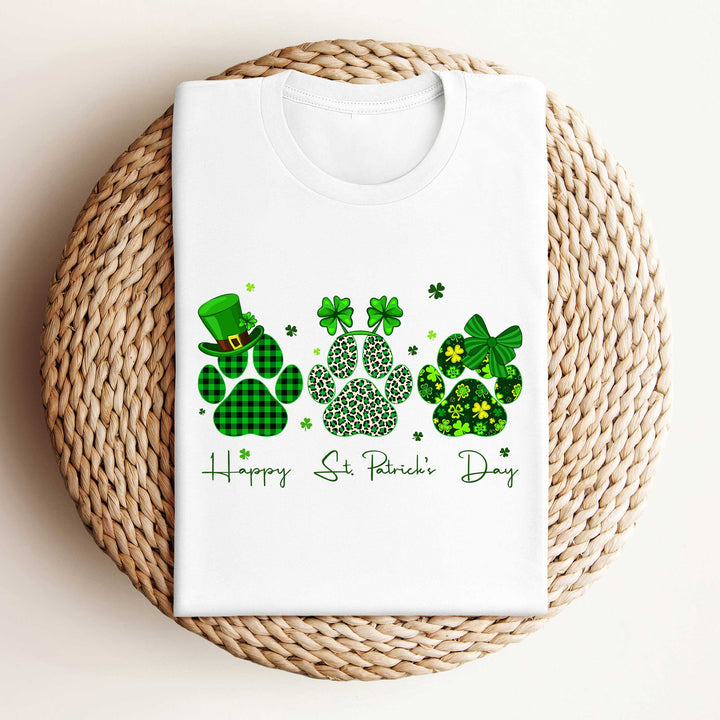 Happy St. Pawtrick's Day Dog Paw Shirt,St Patrick's Day Paws Shirt