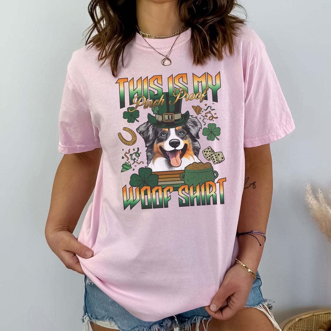 T-shirt personnalisé pour la Saint-Patrick avec avatar d'animal de compagnie