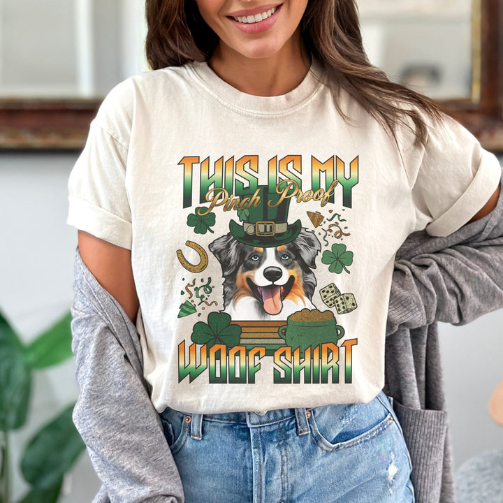 T-shirt personnalisé pour la Saint-Patrick avec avatar d'animal de compagnie