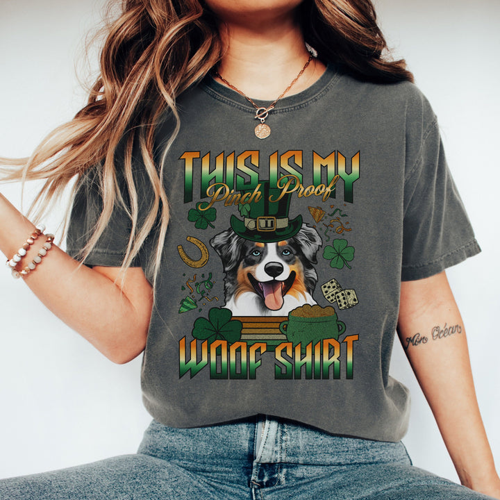 T-shirt personnalisé pour la Saint-Patrick avec avatar d'animal de compagnie