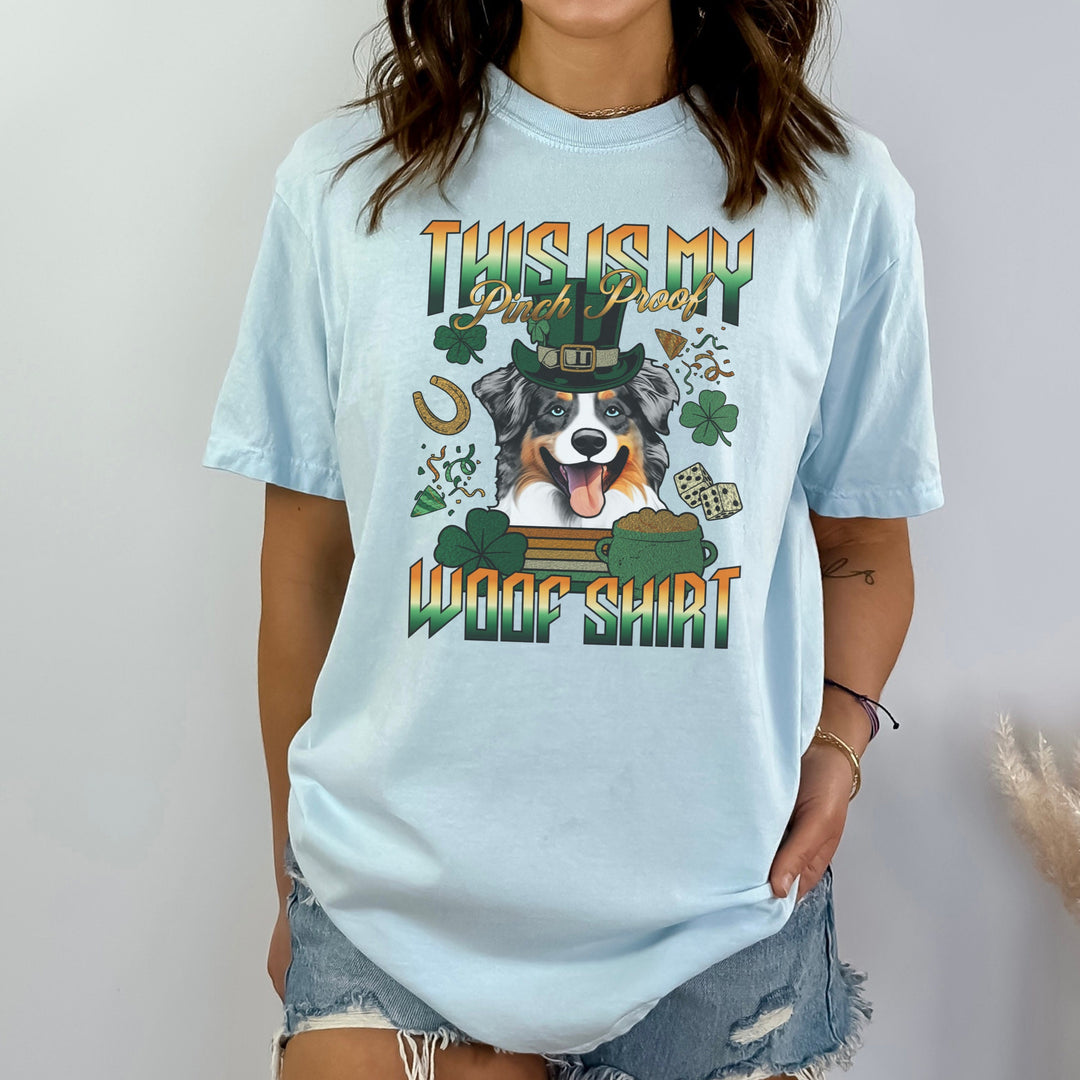 T-shirt personnalisé pour la Saint-Patrick avec avatar d'animal de compagnie