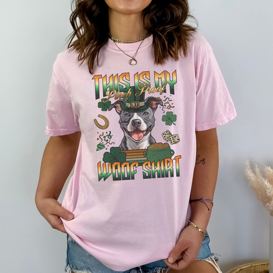 T-shirt personnalisé pour la Saint-Patrick avec avatar d'animal de compagnie