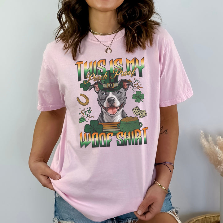 T-shirt personnalisé pour la Saint-Patrick avec avatar d'animal de compagnie