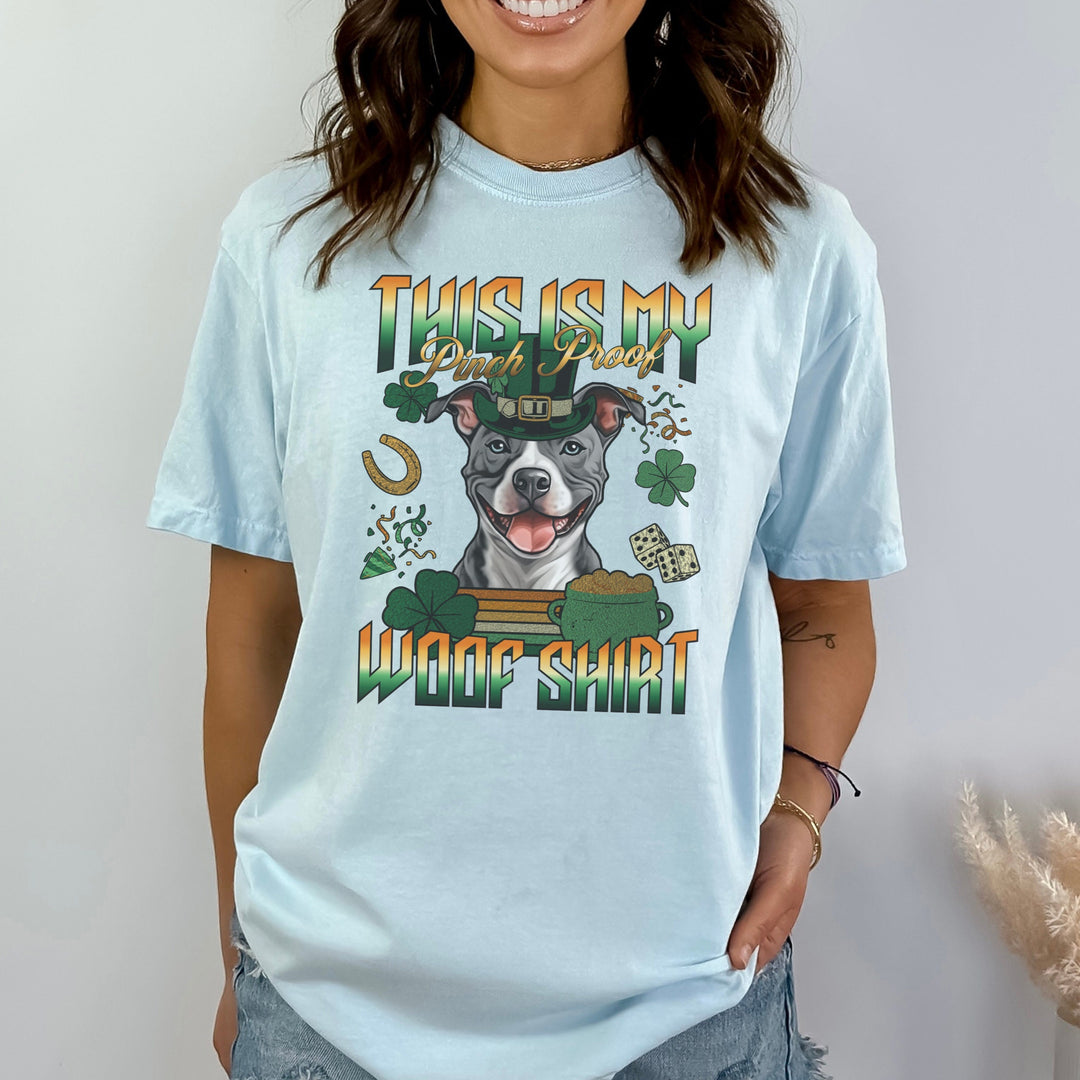 T-shirt personnalisé pour la Saint-Patrick avec avatar d'animal de compagnie