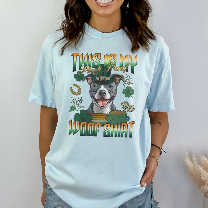 T-shirt personnalisé pour la Saint-Patrick avec avatar d'animal de compagnie
