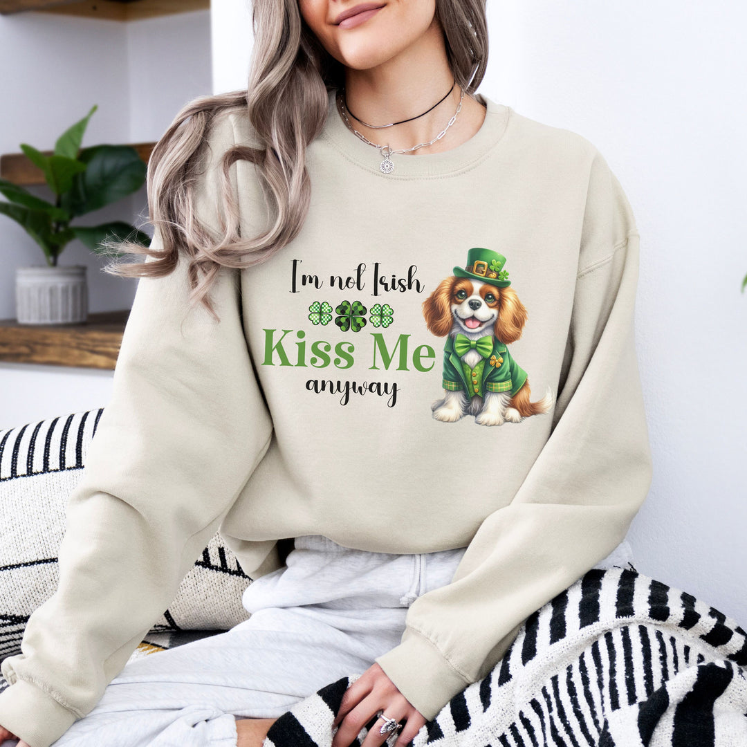 Dog Mom for St. Paddy's Day Puppy Gift for Wife Sweatshirt