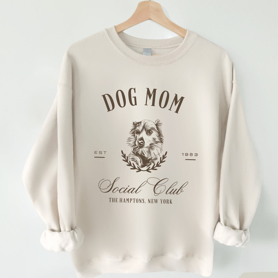 Custom Dog mom Social Club Sweatshirt