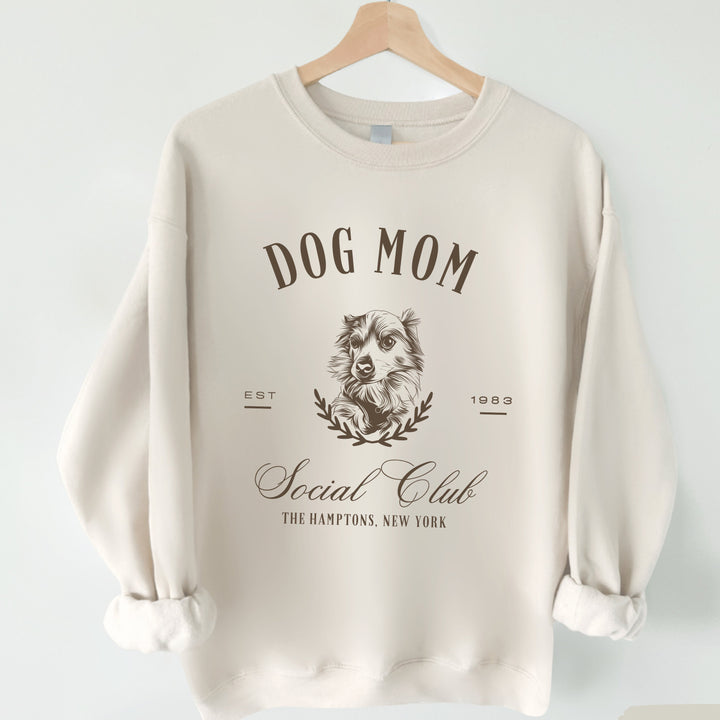 Custom Dog mom Social Club Sweatshirt