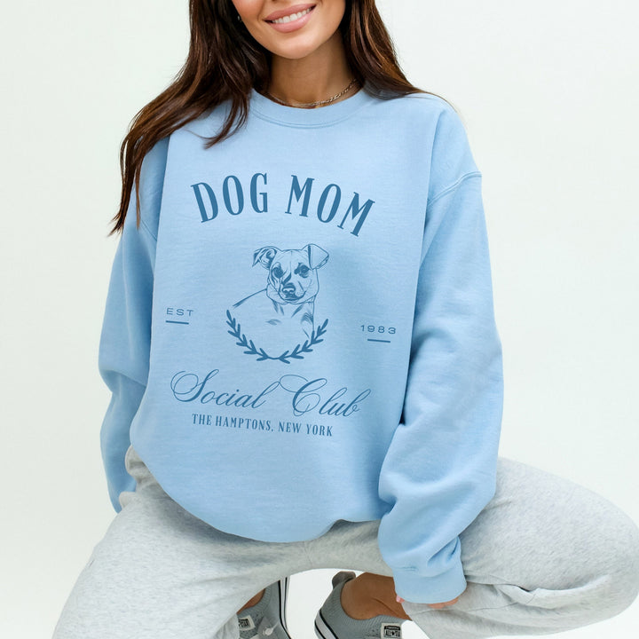 Custom Dog mom Social Club Sweatshirt