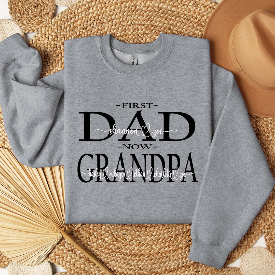Personalized Grandma Nana Mama Sweatshirt - Custom Sweater Childrens Names