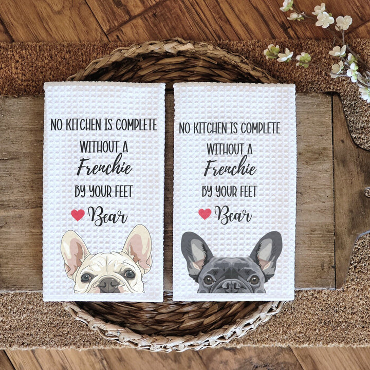 Custom Cavalier King Charles Spaniel Kitchen Towel
