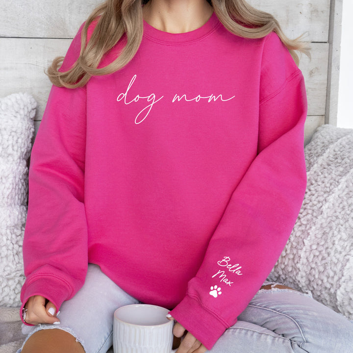 Personalized Grandma Sweatshirt Est Year with Grandkids Names on Sleeve