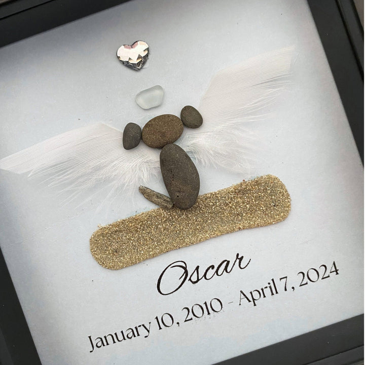 Personalized Dog Memorial Gift Custom Loss of Pet Sympathy Gift
