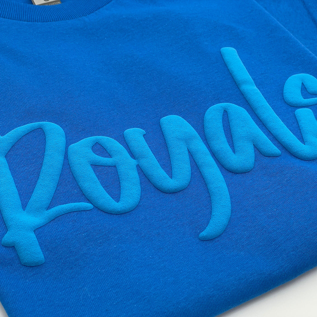 Custom Puff Print Team Name T-shirt