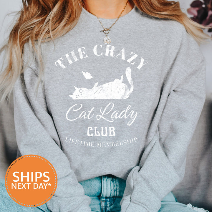 Cat lady club hoodie, crazy cat lady sweater