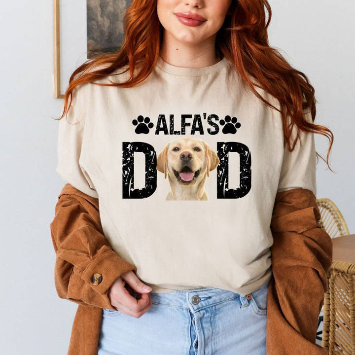 Custom Dog Dad Shirt with Pet Names