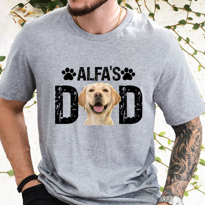 Custom Dog Dad Shirt with Pet Names