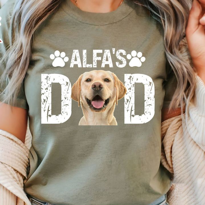 Custom Dog Dad Shirt with Pet Names