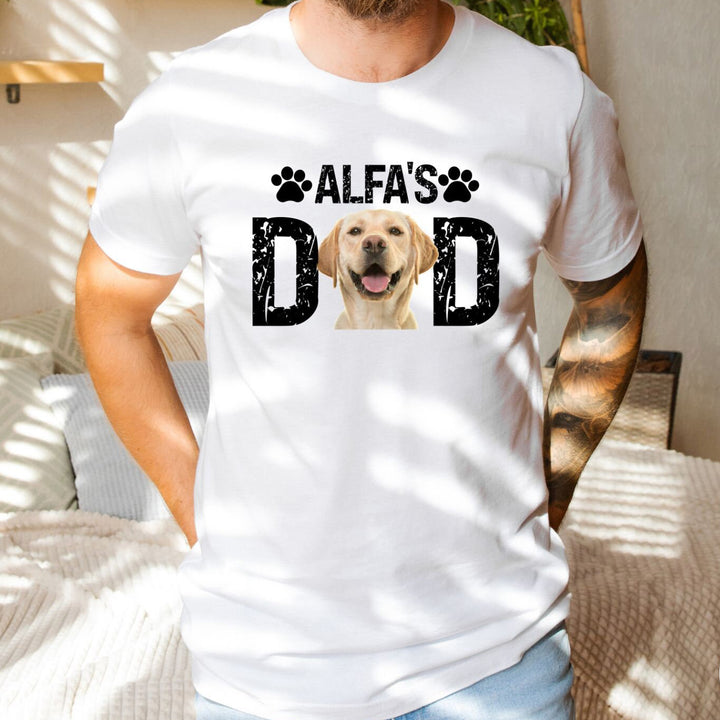 Custom Dog Dad Shirt with Pet Names