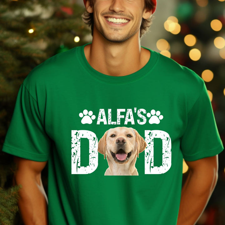 Custom Dog Dad Shirt with Pet Names