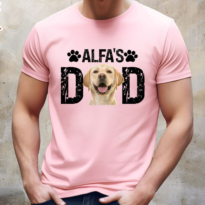 Custom Dog Dad Shirt with Pet Names