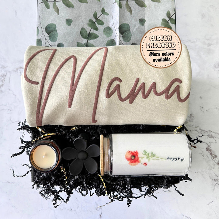 Personalized Gift box for Mom with Sweatshirt, Mothers Day Gift