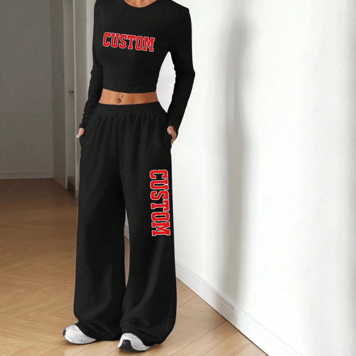 Custom College, Team, Cheer, Sorority Varsity Straight Leg Sweatpants Pants
