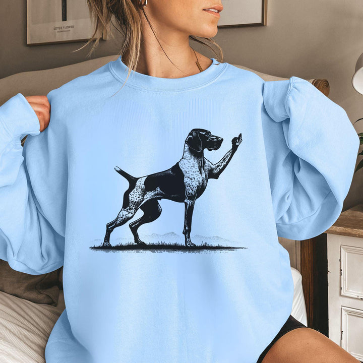 Rude Black Pointer  Sweatshirt