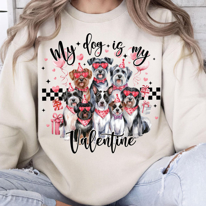 Dog Owner Valentines sweatshirt