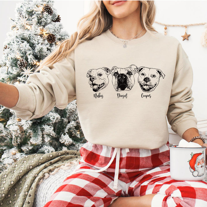 Custom Pet Sweater Using Pet Photo + Name Custom Dog Portrait Sweater
