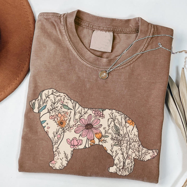 Personalized Dog Name, Wildflowers German Pointer Crewneck